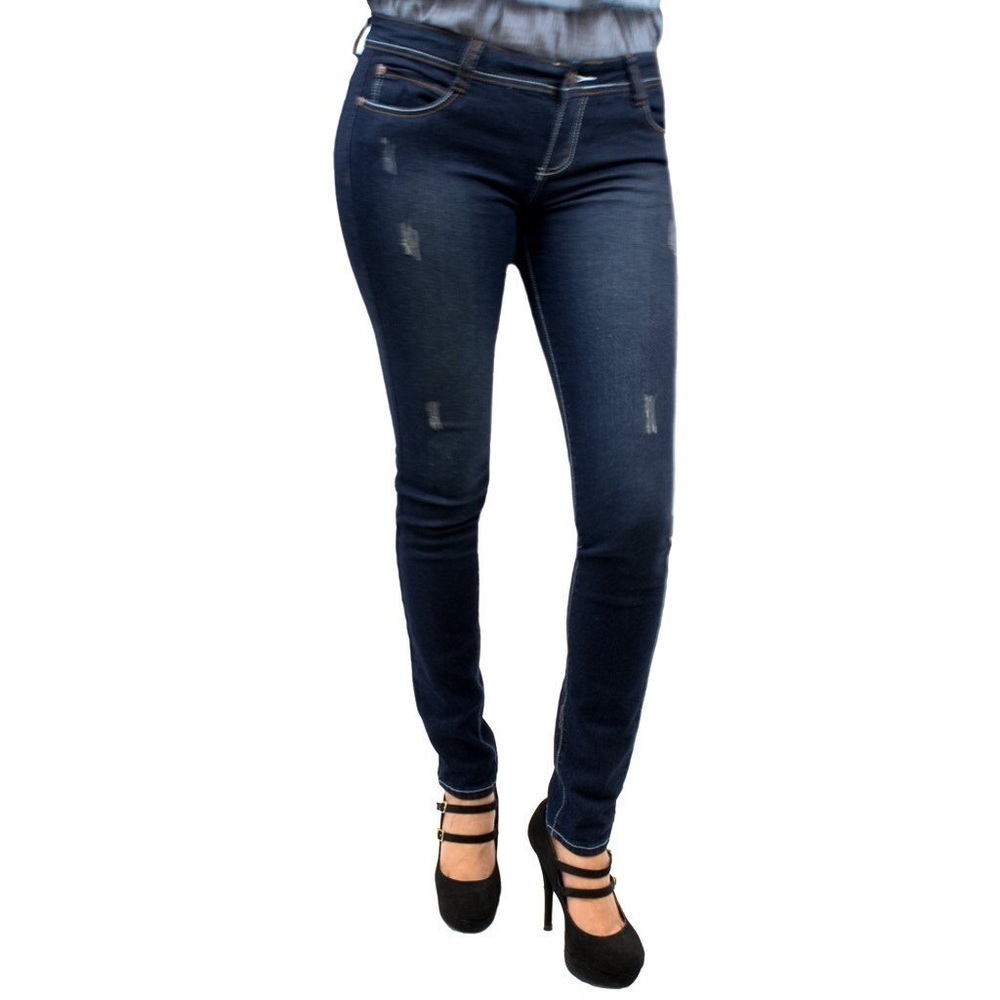 ABN Dark Wash Distressed Skinny Jeans